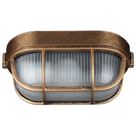 Applique D'extérieur Lampe Murale Industrielle Rétro Lampe De Bateau Ovale hublot Lampe, elliptique Plafonnier Applique Éclairage Luminaire, Pour l’Intérieur et l’Extérieur E27,de dyk.Trywise (1/4)