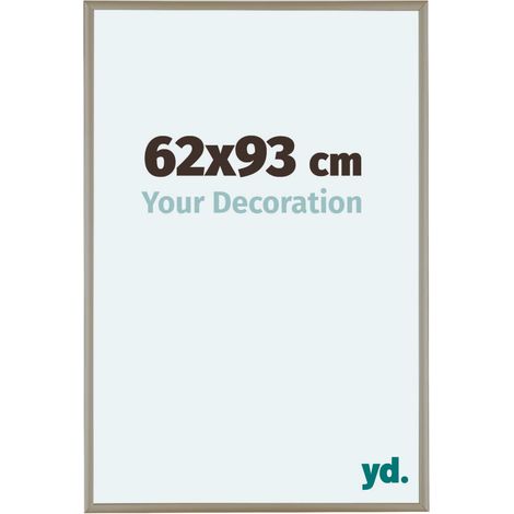 yd. - Cadre photo 62x93 - Champagne - Aluminium - Kent