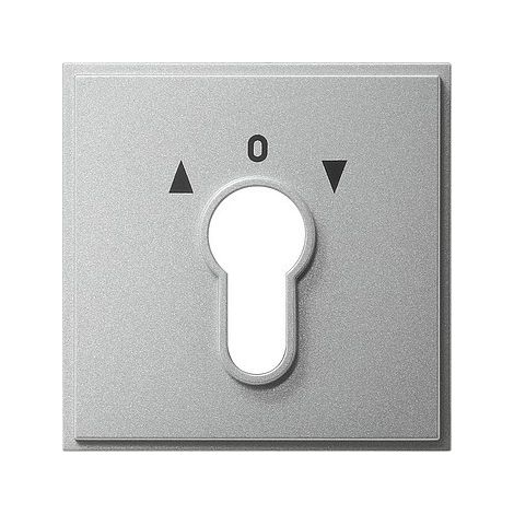 Gira Recouvr. interrupteur/bouton à clé Gira TX44 (WG UP) F Alu [066465], 0664 65