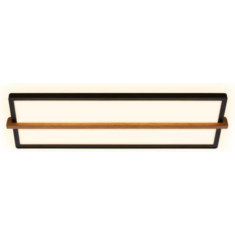 LED Deckenlampe Holz Deckenleuchte Wohnzimmer Schlafzimmer Warmweißes Licht