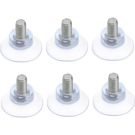 HEALLILY Lot de 6 ventouses anti-collision transparentes en PVC (1/5)