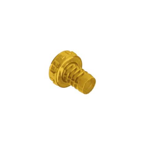 RACCORDO PORTAGOMMA IN OTTONE- per rubinetto 1/2 - ghiera 3/4 in ottone lucido - 5 pezzi