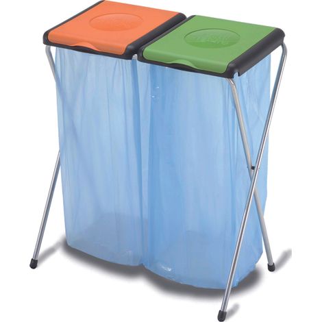 Gimi PORTARIFIUTI NATURE 2 POSTI cm. 71,5x40x82 h