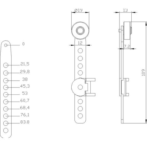 Siemens 3SE50000AA60 3SE5000-0AA60 Attuatore supplementare Rullo in plastica griglia forata Metallo 1 pz. (1/2)