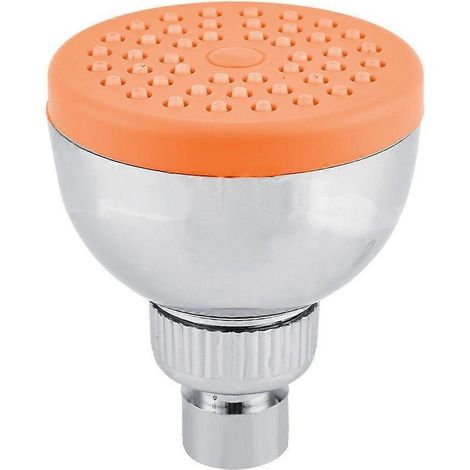 Pommeau de douche monofonction G1/2" chromé pour salle de bain (orange) (1/5)