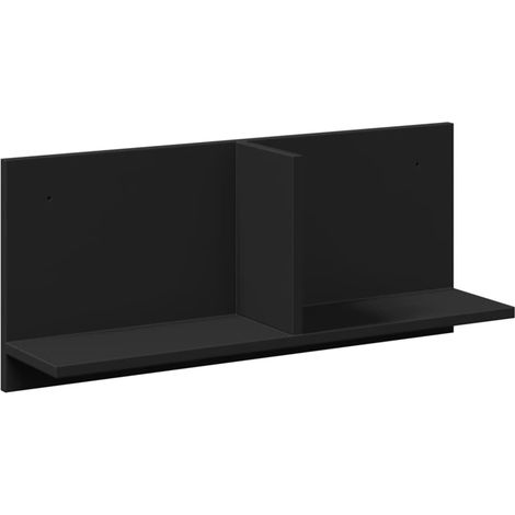 Maison Exclusive - Wandschrank 70x16,5x30 cm Schwarz Holzwerkstof