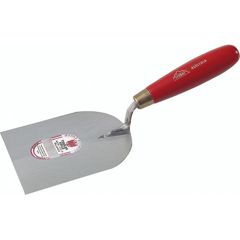 Stubai Spachtel (Gipsspachtel) gekröpft Metallspachtel mit Holzheft Breite 60 mm (1/2)