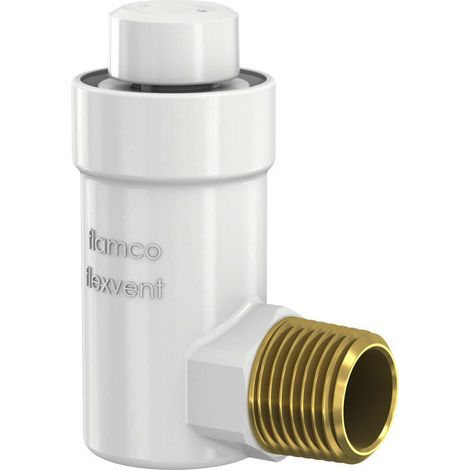 Flamco automatischer Schwimmerentlüfter Flexvent 1/2" AG weiß, 27711