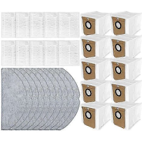 Compatible avec le kit d'accessoires pour aspirateur robot DEERMA S30 / DEM-S30 : sac à poussière et filtre KFWHBYV (1/4)