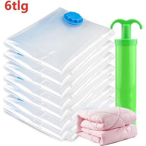 Sacs de rangement sous vide pour vêtements, couvre-lits, voyages, sacs de compression sous vide, sacs de rangement, housses à vêtements pour literie et oreillers-AquaForge (1/5)