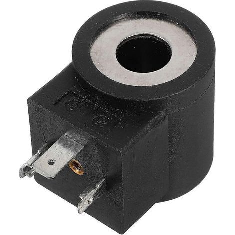 Hochleistungsfähige schwarze Hydraulik-Magnetspule, 18 W, Konstruktion aus Kunststoff und Eisen, Abmessungen: 5,50 x 3,80 x 3,70 cm, kompatibel mit Hydraulikventilsystemen, 1 Stück pro Packung. (1/5)