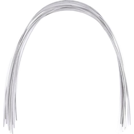 50 pièces Fil Orthodontique Rectangulaire Flexible en Acier Inoxydable 0.17x0.25 Pouce pour Arcade Inférieure (1/5)