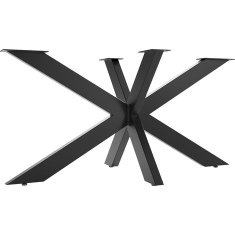 SOTECH Tischgestell SPIDER / Schwerlast Tisch-Beine aus Stahl in Schwarz / Tisch-Füße 710 x 1500 x 780 mm