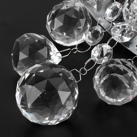 Plafonnier G4 en cristal, lampe d'intérieur pour salon/salle à manger, décoration 12V (1/5)