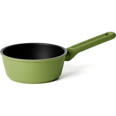 GUZZINI Casseruola D 16 Cm con un Manico Cook&Color Verde Avvocado (1/3)