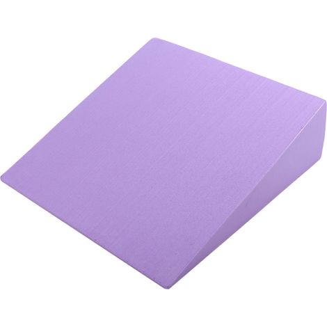 Blocs de yoga triangulaires, planche inclinée d'étirement, support pour les poignets et le bas du dos, accessoires de fitness et de musculation (violet) (1/5)