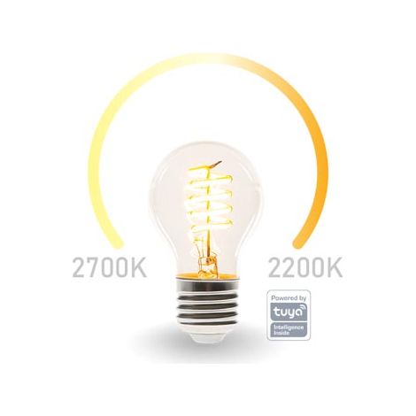 Ampolla LED Wifi Smart - Bianco Caldo & Bianco Caldo Intenso - E27 - A60 (1/5)