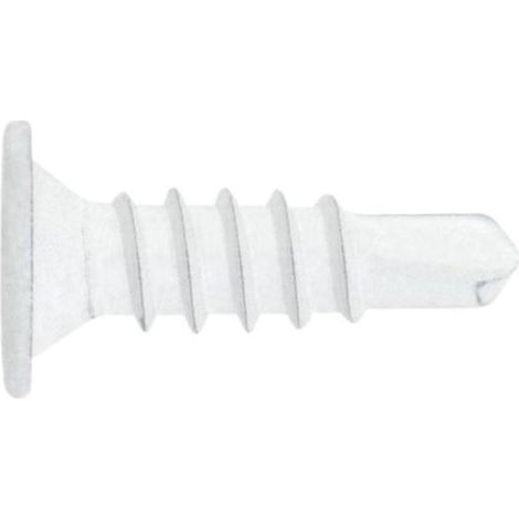 (4,2X14) TORNILLO AUTOTALADRANTE DE CABEZA EXTRAPLANA Y HUELLA PH BLANCO (100U) - INDEX