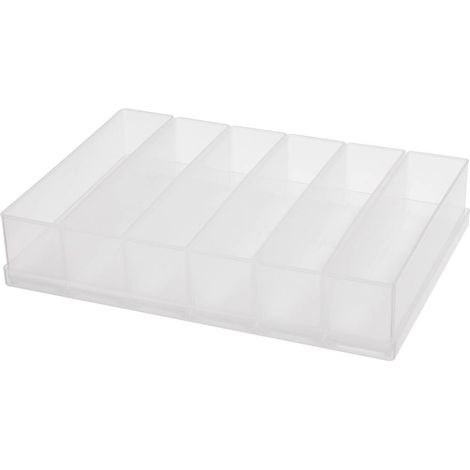 RAACO 136426 GODET 55 6XA9-3 AVEC PLATEAU, TRANSPARENT