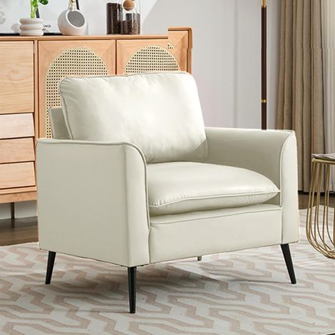 Canapé similicuir anti-rayures – Nordique rétro – Minimaliste luxueux – Salon/Balcon/Chambre (1/5)