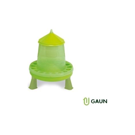 TOLVA PLASTICO AVES 4 KG CON PATAS. PISTACHO