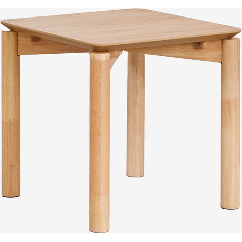 SKLUM Quadratischer Beistelltisch 50x50 cm aus MDF mit Eichenfurnier Munden              Braun Eiche                     
