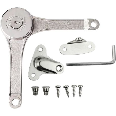 Two-piece adjustable cabinet furniture lift hinge, cabinet lid support hinge, lift support hinge (1/5)