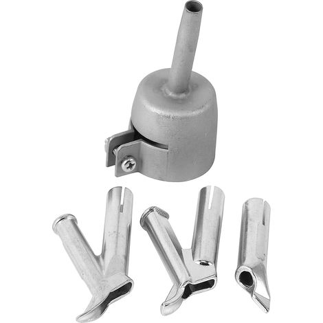 Lot de 4 Buses Rondes en Forme de Y pour Le soudage de Plastique, kit de Machines à air Chaud pour soudage Rapide, Pointe de buse de soudage, soudeuse en Vinyle (1/5)