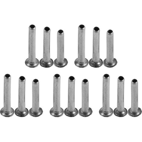 Rivets métalliques Healeved (15 pièces) pour embouts de baleines parapluie, connexion 7,5 mm, 8,5 et