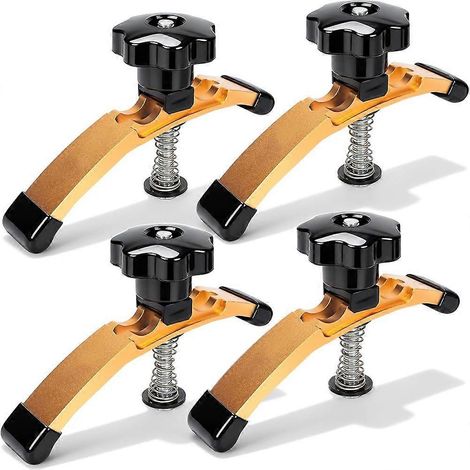 Pinces de serrage pour rail en T, jeu de pinces de serrage à rainure en T de 5-3/8" pour fraiseuse CNC et travail du bois, pince de serrage réglable (1/5)