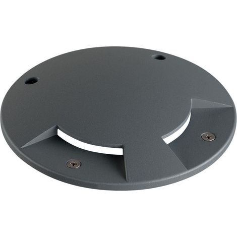 SLV – Cache BIG PLOT rond 2 fenêtres anthracite 1001262 – Aluminium pour extérieur – Indice de protection IP65 – Pour espaces extérieurs (1/3)