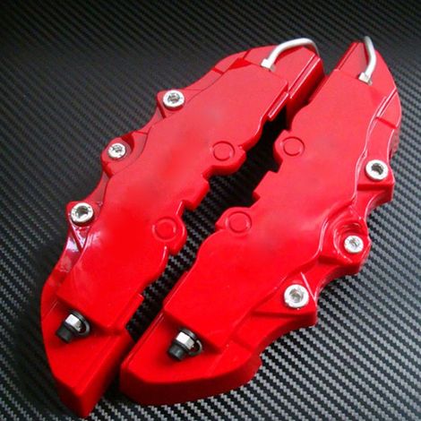 Kit de protections universelles pour étriers de freins à disque de voiture, décor 3D, protection d'étriers de freins (1/5)
