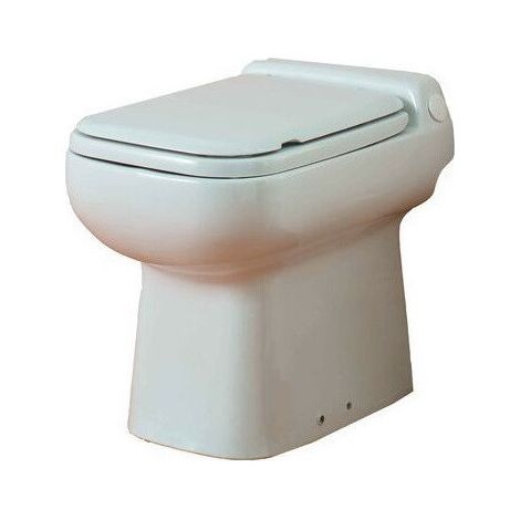 Inodoro compacto SaniCompact Luxe con conexión para lavabo SFA blanca