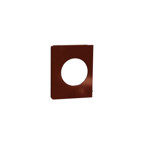 Schalterplatte Schneider Electric odace architecte Einzelpost horizontal vertikal