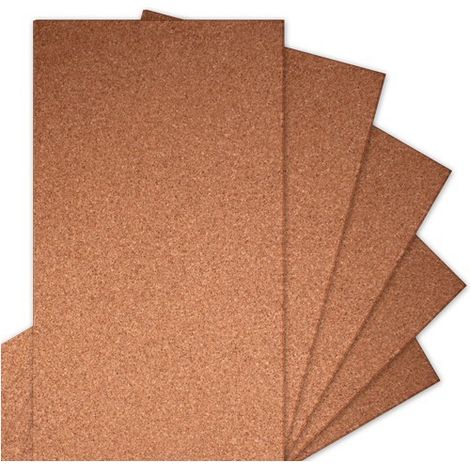 Naturasol – Sous-couche en liège 8 mm pour parquet – Isolation acoustique 20 dB – Compatible chauffage au sol – 10 m² par colis