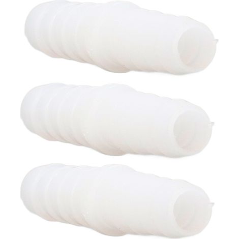 Lot de 10 raccords barbillés droits PE égalisateurs 9-9mm pour tuyau pompe silicone alimentaire laboratoire (1/5)