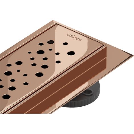 Mexen Flat 360° M12 Drehbarer Linienablauf 100 cm, Roségold - 1621100-40 (1/5)
