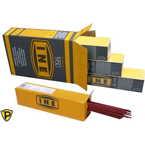 Elettrodi per Saldatura INE 48 A - Rosso D 25x300 - 60+100 A in Confezione da 230 Pz – n. 3 conf. (1/4)