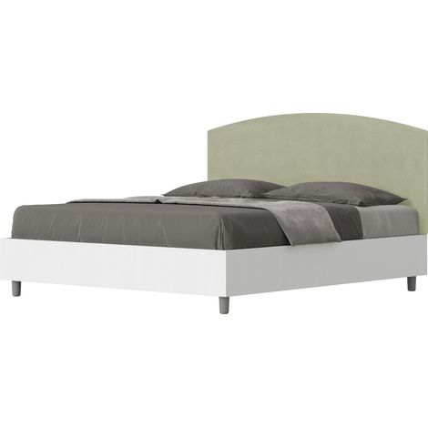 Letto Matrimoniale 160x190 cm Senza Rete Antilia Tè verde (1/5)