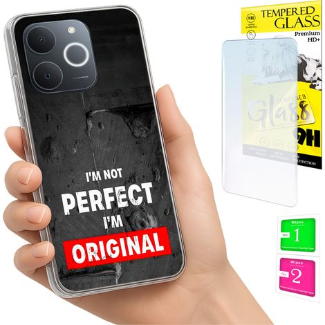 Schutzhülle für Realme Note 70T: Foto-Schutzhülle + 9H-Glas (1/5)