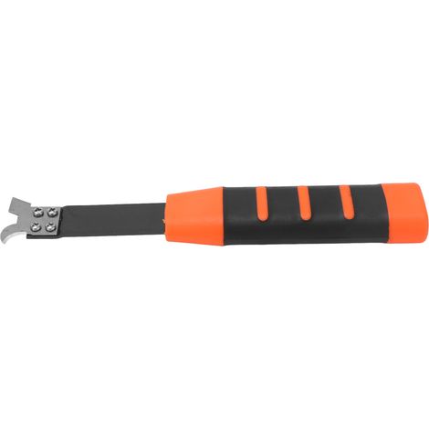 Ergonomischer Putzmesser mit schwarz-roter Klinge, praktischer Spachtel für Gips, Gipskartonplatten und Zementschneider, vielseitiges Dekorationswerkzeug. (1/5)