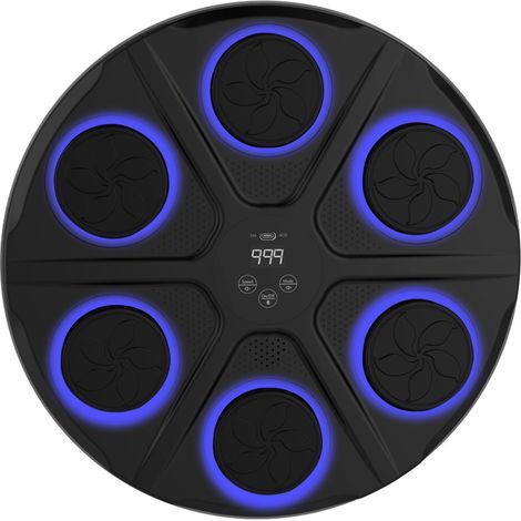 Music Boxing Machine Adulte - 12 Modes de 12 Vitesse Cible Boxe Mural Musique avec Gants de Boxe - Comptage Intelligent et Bluetooth Musicboxing pour Entraînement à la Maison (1/5)