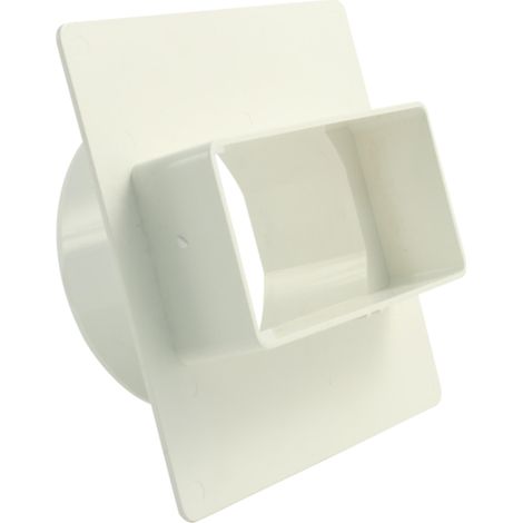 adattatore tondo/rettangolare diametro 99.5 per canali piatti 110x53
