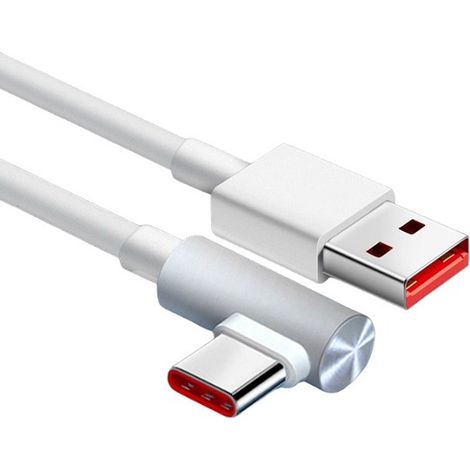 Câble USB C à Angle Droit 120W - Charge Rapide 6A pour Jeux et Transfert de Données (1/4)