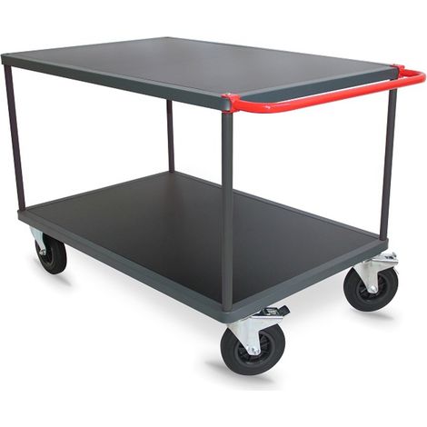 PROVOST - Desserte d'atelier ergonomique 2 plateaux en bois - Provost