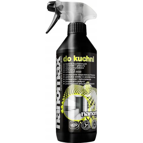 Spray detergente Nanomax per cucina e piani di lavoro, 500 ml