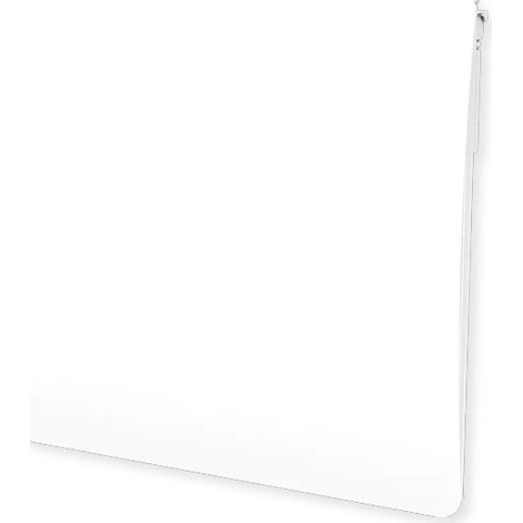 Carrera – Radiateur à inertie fonte 1500W – Film en verre – Commande tactile – Dimensions 60x60x14.5cm – Châssis acier et verre – Modes : Manuel, Programmation (1/5)