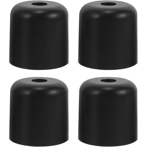 Quatre pieds de meubles, pieds de canapé à visser, pieds de remplacement pour meubles, compatibles avec chaises, canapés et coiffeuses (vis non incluses, 5,00 x 5,00 x 5,00 cm, noir, SZRH G). (1/4)