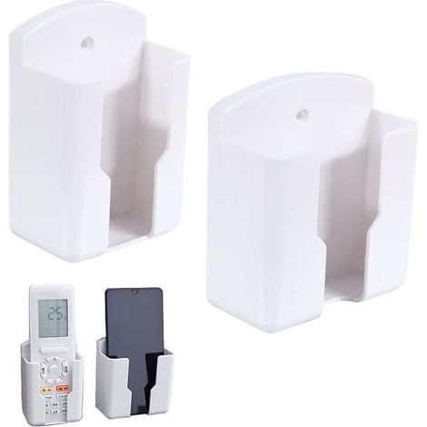 Télécommande Universelle - 2Pcs - Support Mural - Boîte de Rangement - Plastique ABS (1/4)