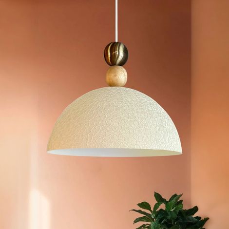 bamyum Yimpi Suspension Luminaire Vintage, Lustre Salon de 30 cm en Métal, Lampe E27 pour Chambre, Salle à Manger (1/5)